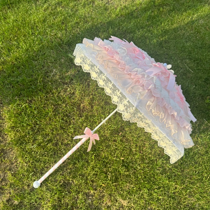 Розово-белый зонтик в форме ба – обзор и цена Photography Umbrella