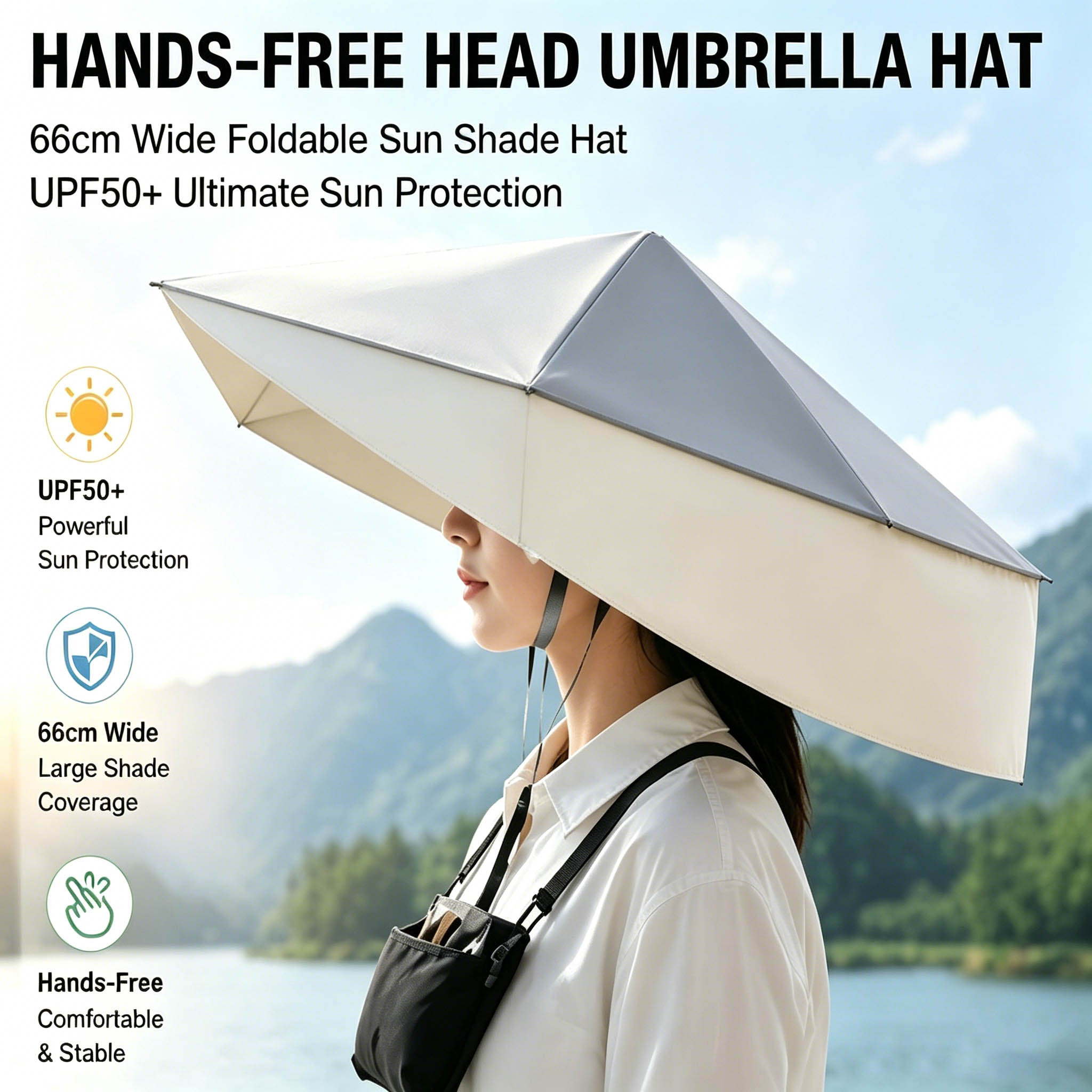 Складная солнцезащитная шляпа- – обзор и цена Photography Umbrella